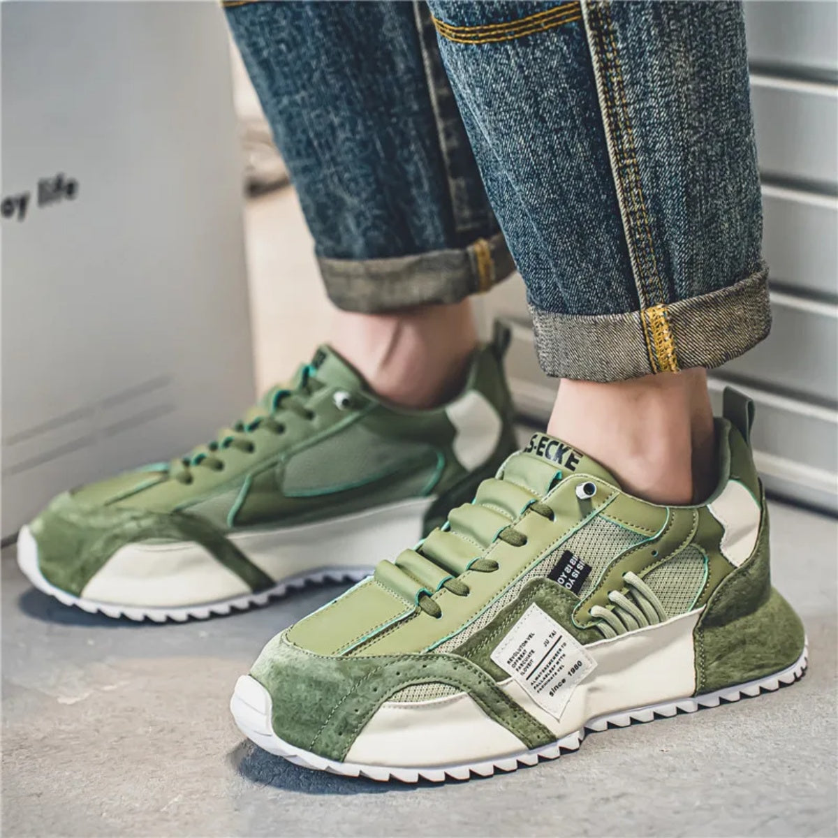 ✨🌈【39-47】2025 zimní nové vysoce kvalitní pánské módní neformální boty se silnou podrážkou