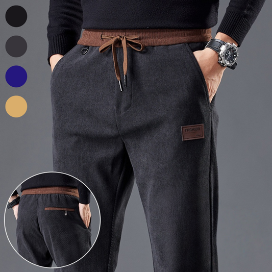 🔥🔥【M-5XL】Nové nohavice z čistej bavlny vysokej kvality s fleecovou podšívkou, silné, pre voľný čas