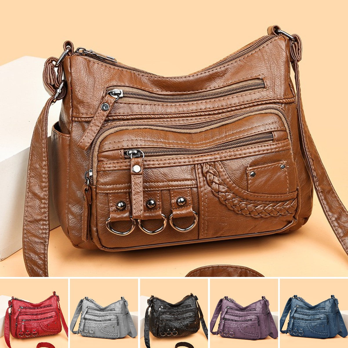 💥👜Dámská Crossbody Kabelka 2026 | Elegantní Kabelka Přes Rameno | Prostorná Módní Taška Pro Ženy | Dobírka