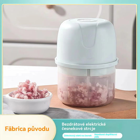 🎅Elektrický sekáček na česnek, přenosný mini sekáček na zeleninu