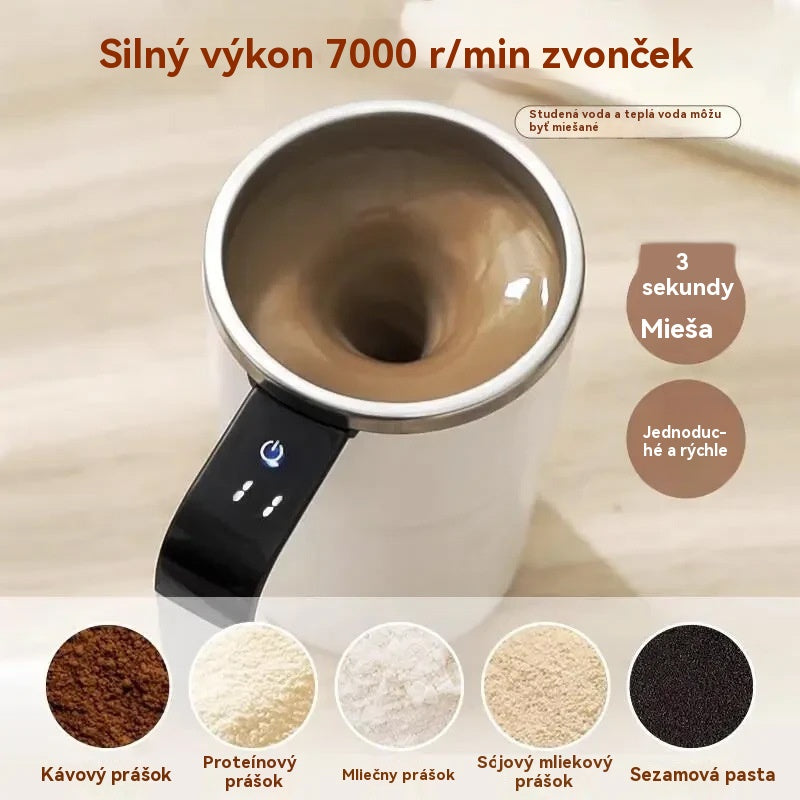 ☕⚡Sada nabíjecích kávových šálků s automatickým magnetickým míchadlem