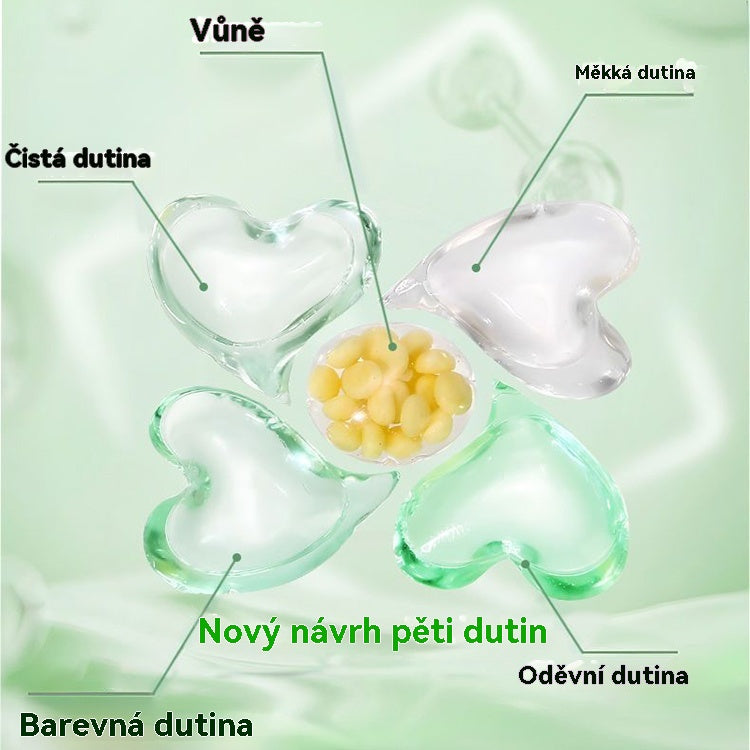 【✨100ks✨】 Extra veľké vedierko s perličkami s vôňou na bielizeň 5 v 1, dlhotrvajúca vôňa, silná dekontaminácia