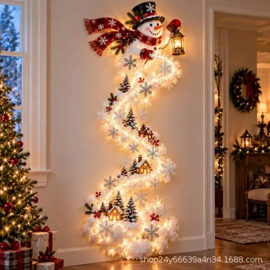 🎄Karácsonyi varázslatos ösvény fali lámpa