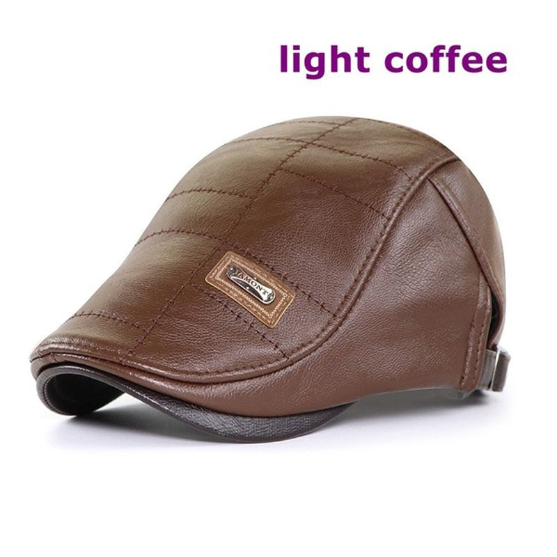🧢🔥Muska vintage kožna beretka 