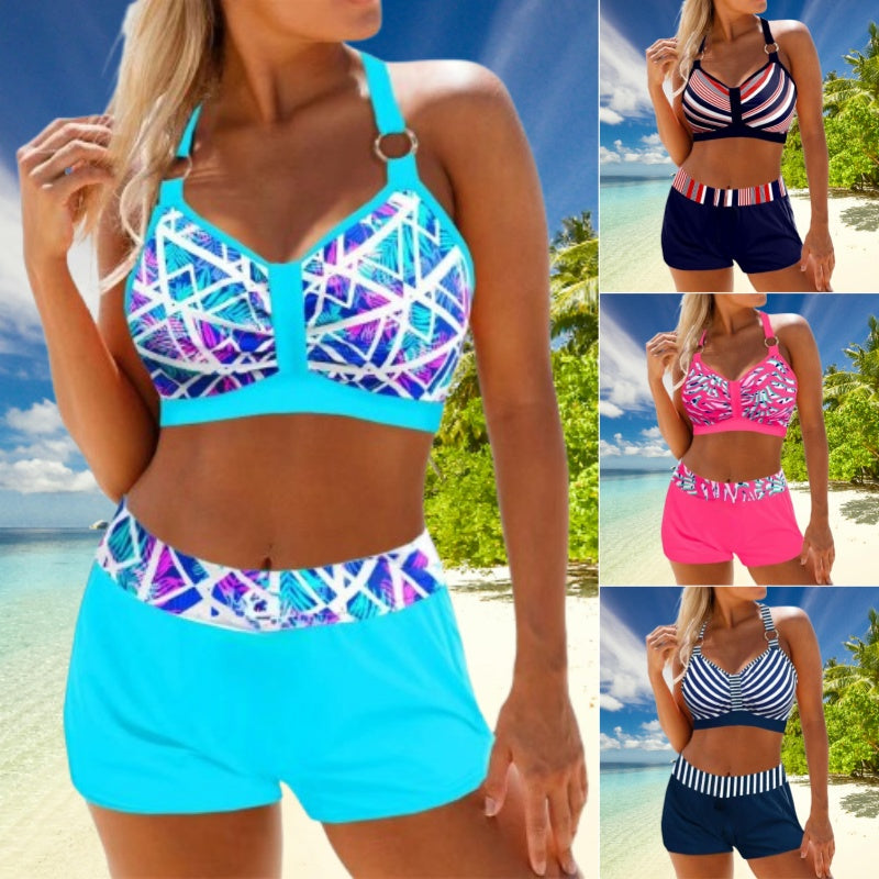 🏖️👙🌴【S-5XL】Kupeći kostim s printom za odmor na plaži 2025. 
