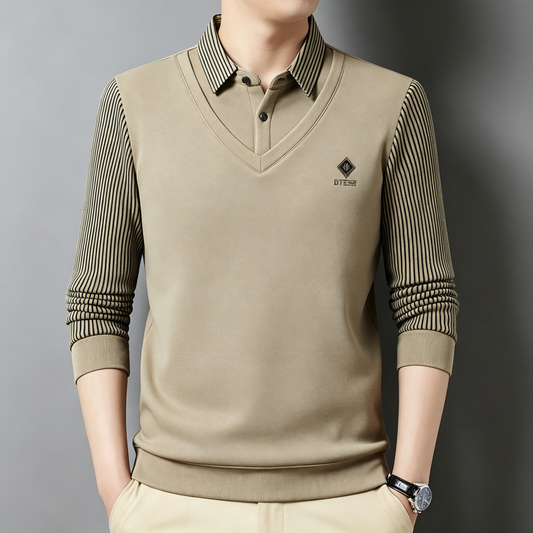 50% OFF🔥【M-4XL】 Pánské polo tričko s límečkem pro muže středního věku❤️【45-105kg】