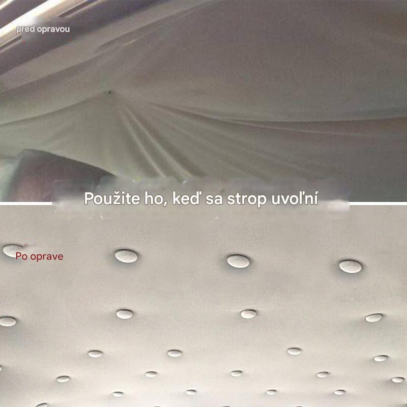 🔥 30 opravných klipov na strop auta vrátane matíc a držiakov nitov (vrátane montážnej sady + skrutkovača + utierky)