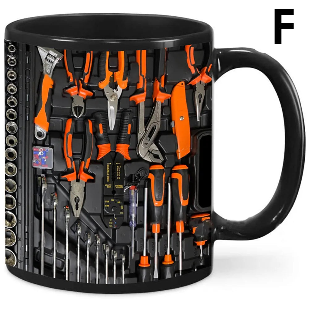 🛠️☕Unikátní 3D sada nástrojů pro mechaniky - hrnek na kávu