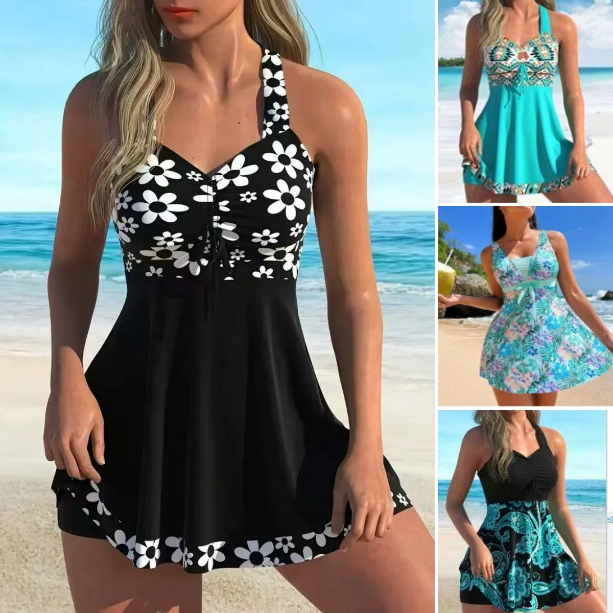🏖️👙🌴【S-6XL】Módne plavky s potlačou veľkej veľkosti