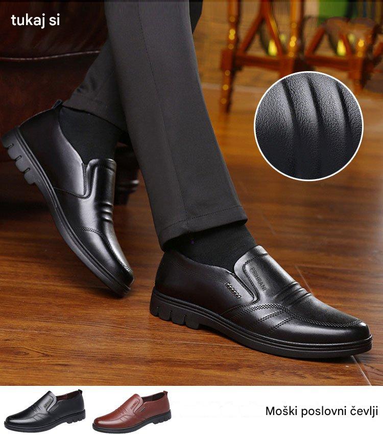 👞【39-44】Moški čevlji za prosti čas z mehkim podplatom za poslovne namene.