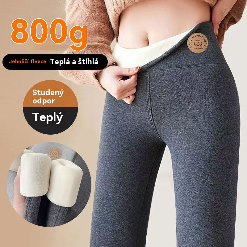 🔥【M-2XL】400g Dámské sametové legíny jsou nezbytným kouskem na podzim a zimu.