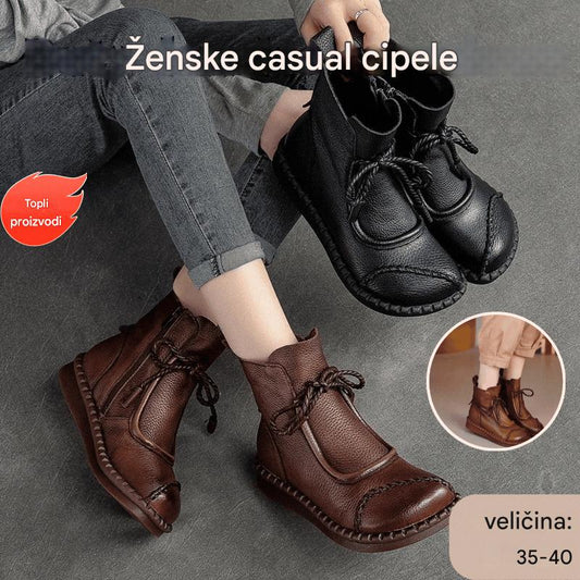 👢🔥【35-40】👍 nove retro mekane kožne Martin čizme za ranu jesen 2025., prozračne i udobne