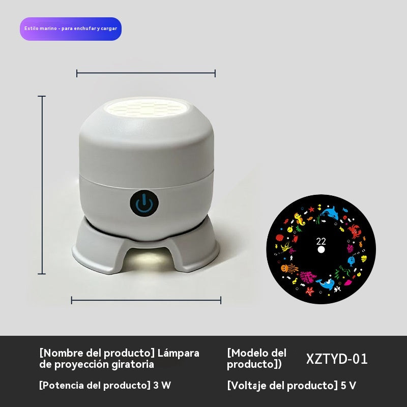 【Kupte 1, získejte 1 zdarma】Dynamický rotující LED projektor