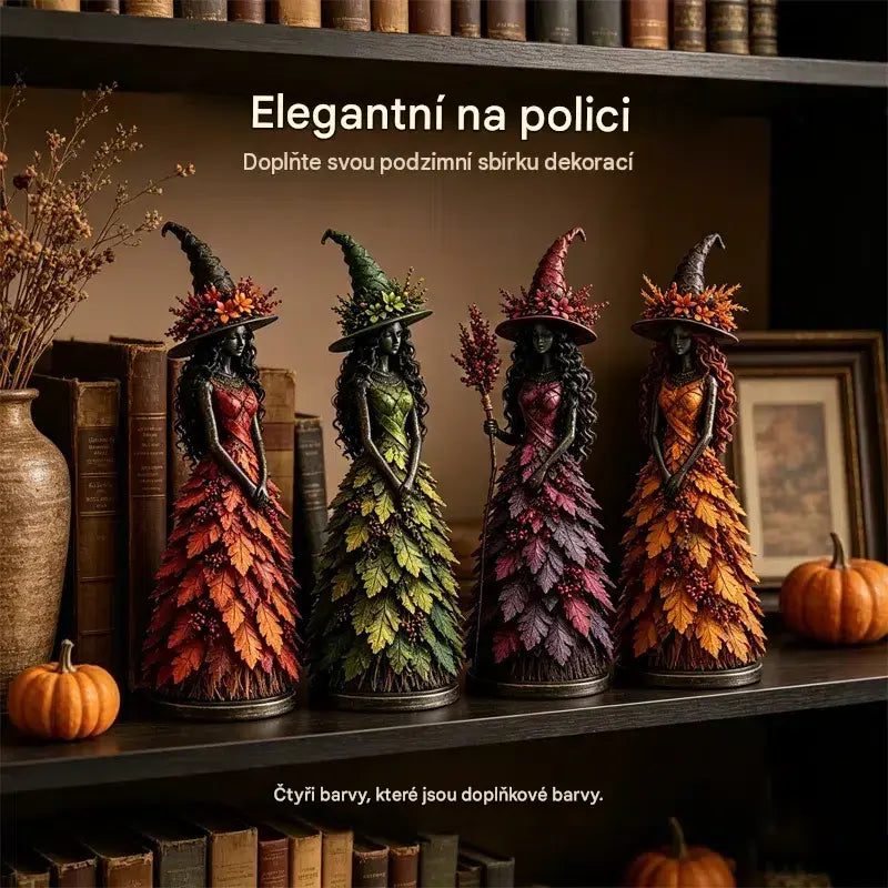 🧙‍♀️ Figurka okouzlující podzimní čarodějnice