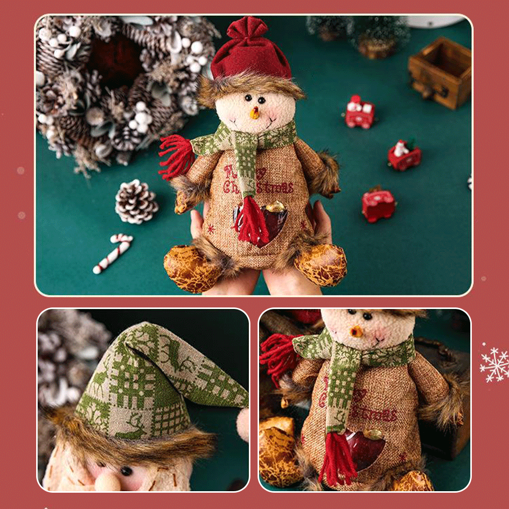 🎅🦌⛄【3 kusy 】Sáčky pro panenky jako vánoční dárky