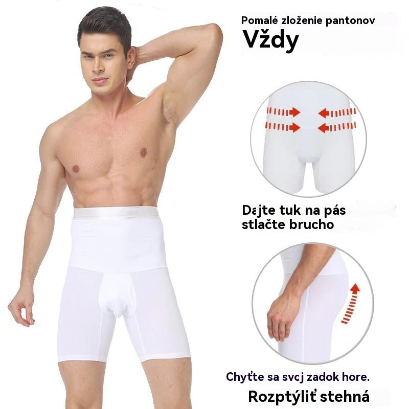 2 kusy,🔥Pánske priedušné, elastické nohavice s vysokým pásom a fixáciou brucha