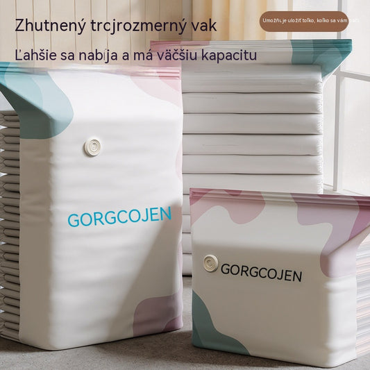 🧳 5 položek za pouhých 630 KZC 💨 Velké stlačitelné vakuové úložné sáčky: Není potřeba žádné vzduchové čerpadlo, nepropustné, ideální pro úsporu místa v kufru i doma ✈️