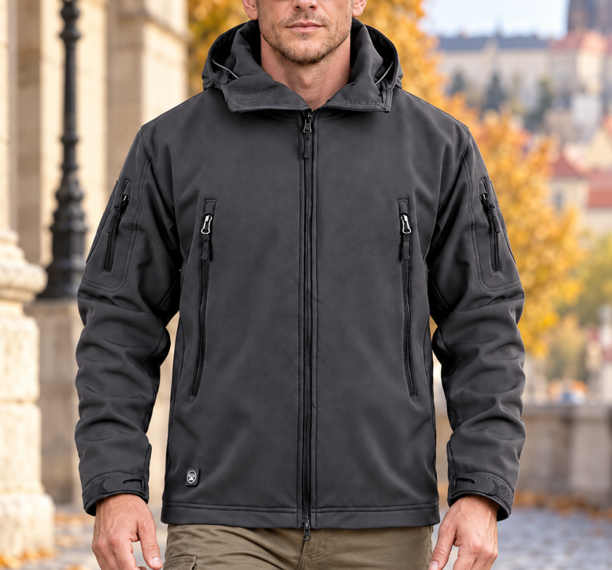 【S–4XL】Kvalitní zimní zateplená bunda s kapucí – voděodolná a větruodolná, vhodná pro outdoor i každodenní nošení.