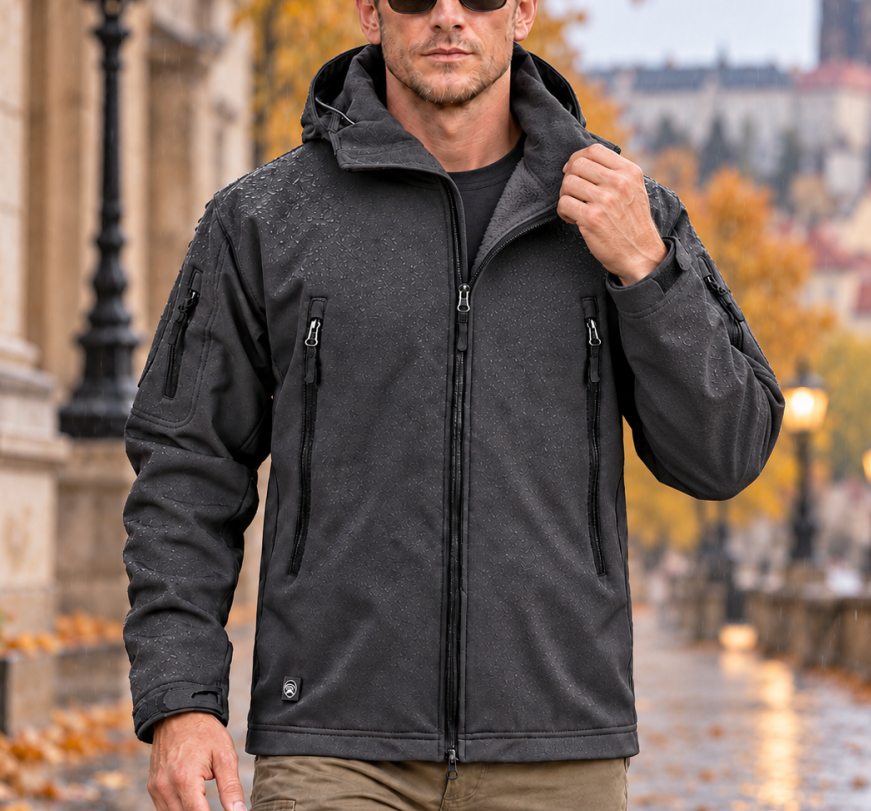 【S–4XL】Kvalitní zimní zateplená bunda s kapucí – voděodolná a větruodolná, vhodná pro outdoor i každodenní nošení.