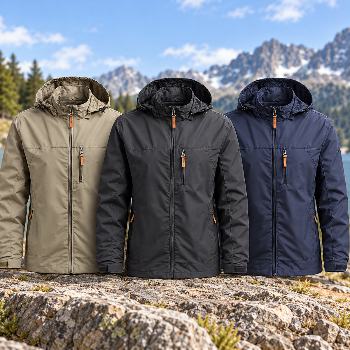 🔥【M-5XL】Φθινοπωρινό/Χειμερινό Casual Μπουφάν με Κουκούλα, Χαλαρή Γραμμή, Διαθέσιμα Όλα τα Μεγέθη