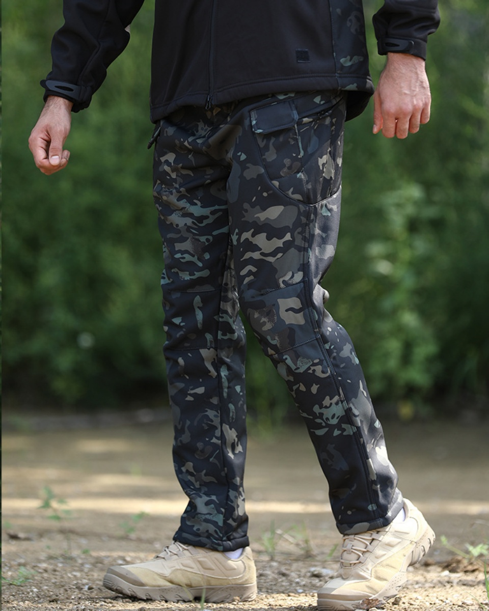 🏃‍♂️【S–5XL】Pánské outdoorové zesílené podzimní a zimní kalhoty, taktické kalhoty - teplé, s fleecovou podšívkou, nepromokavé a větruodolné