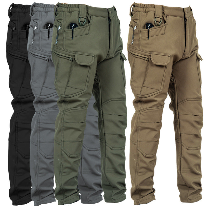 🏃‍♂️【S–5XL】Pánské outdoorové zesílené podzimní a zimní kalhoty, taktické kalhoty - teplé, s fleecovou podšívkou, nepromokavé a větruodolné