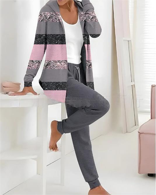 💃💖【S–3XL】 Dámská sportovní souprava pro volný čas - prodyšná, pohodlná a snadno kombinovatelná.