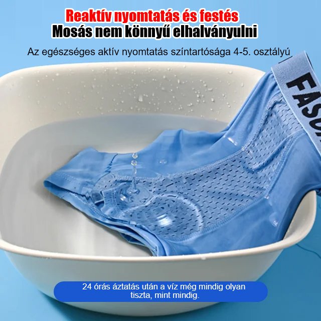 【Kupite 3, dobijte 3 gratis】🔵 Muške bokserice od svilenog materijala January s prozračnom mrežicom 