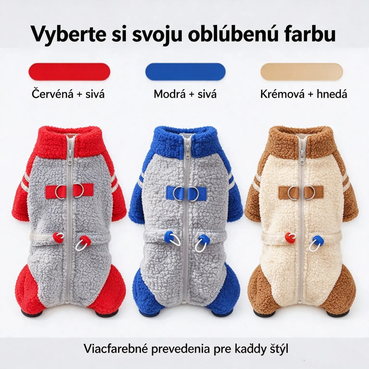 🐶 Měkké, roztomilé a teplé kabátky pro psy a kočky