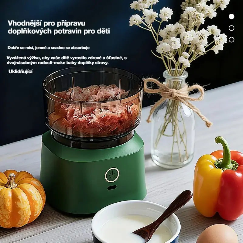 🔥 Sleva 50 %! 🔥 🥩⚡ Velkokapacitní elektrický mlýnek na maso: Výkonný, rychlý a snadno použitelný | Ideální pro domácí kuchyně a přípravu domácích jídel 🍔🌮