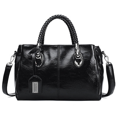👜✨Νέα μοντέρνα γυναικεία τσάντα Vintage από δέρμα Boston