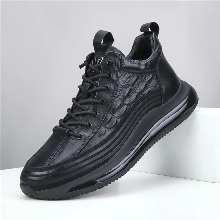 【38-48】Ιταλικά sneakers με στάμπα κροκόδειλου πολυτελείας