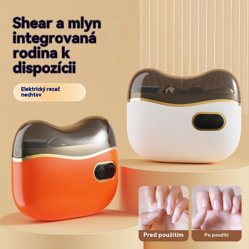 ✂️💅 Multifunkční elektrická bruska na nehty, elektrické kleštičky na nehty s ochranou proti svírání