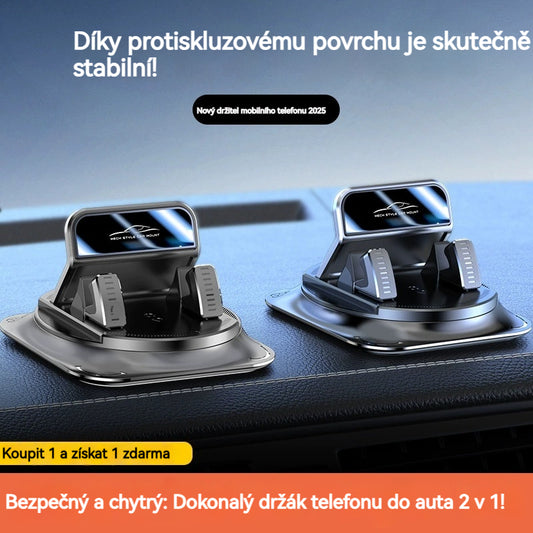 🔥🚗 Bezpečné a inteligentné: Dokonalý držiak na telefón do auta 2 v 1! 🚗