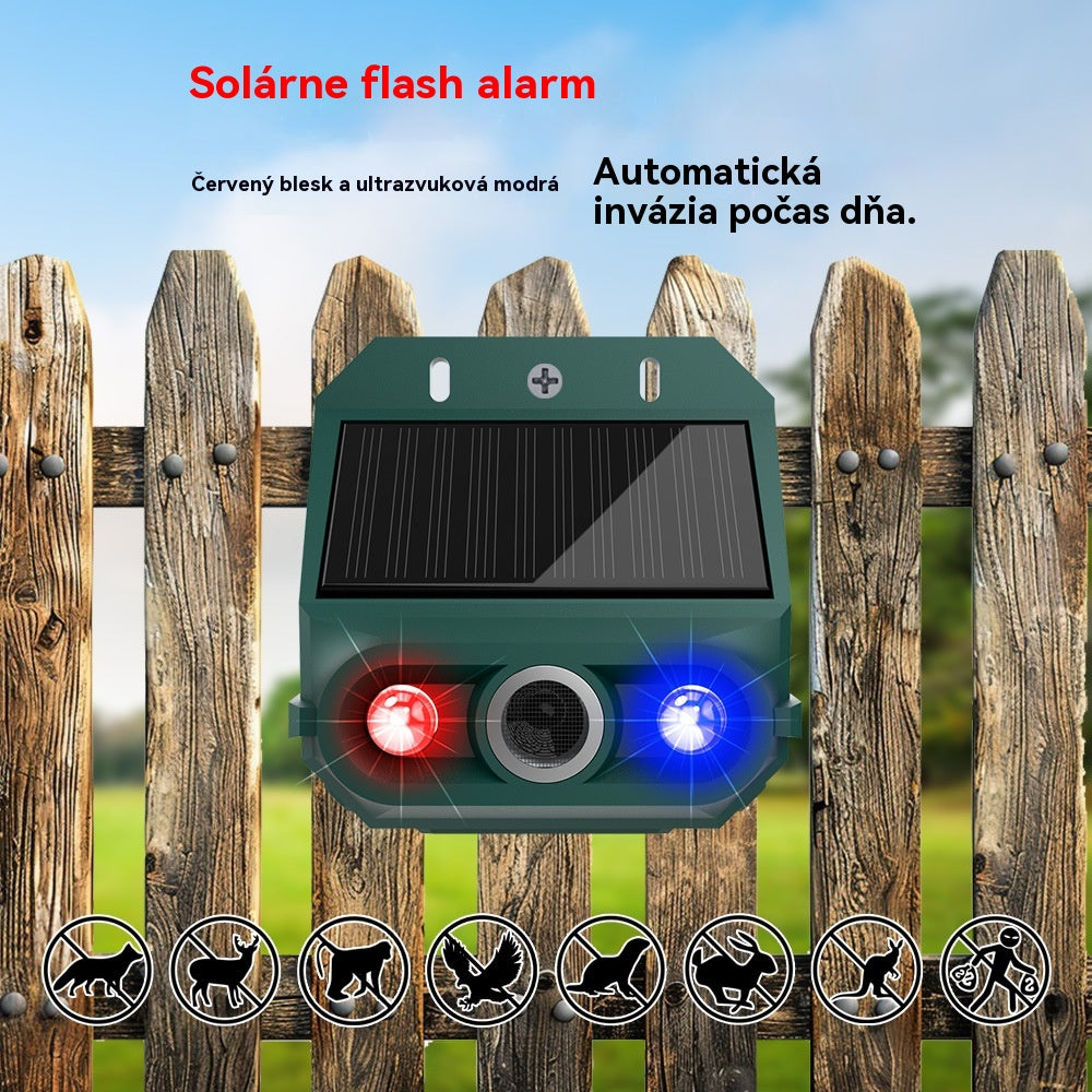 【🔥Pri kúpe 1 získate 1 zadarmo】Solárny ultrazvukový odpudzovač vtákov pre vonkajšie použitie
