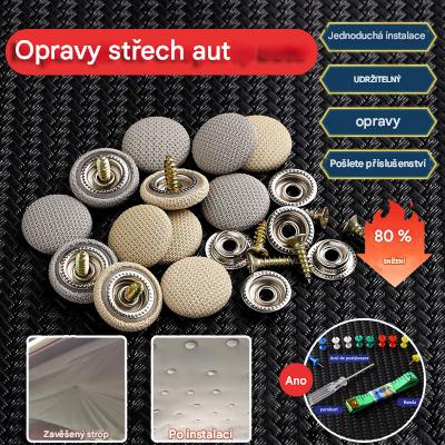 Střešní plachta spadla a spona na upevnění hřebíku byla opravena. Úprava interiéru auta a oprava brady bez demontáže (instalační sada + šroubovák + ručník v ceně)