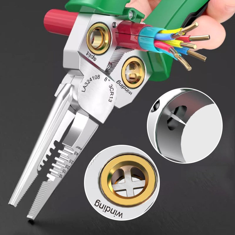 🔧🌟 Multifunkční kleště 7v1 - dobrý pomocník pro každého elektrikáře!
