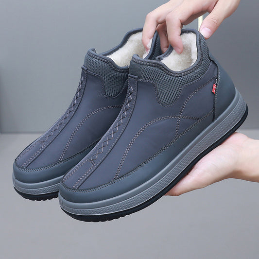 【38-44】 Nové zimné pánske snehule, doplnené zamatom, aby zostali v teple, vodeodolné a protišmykové