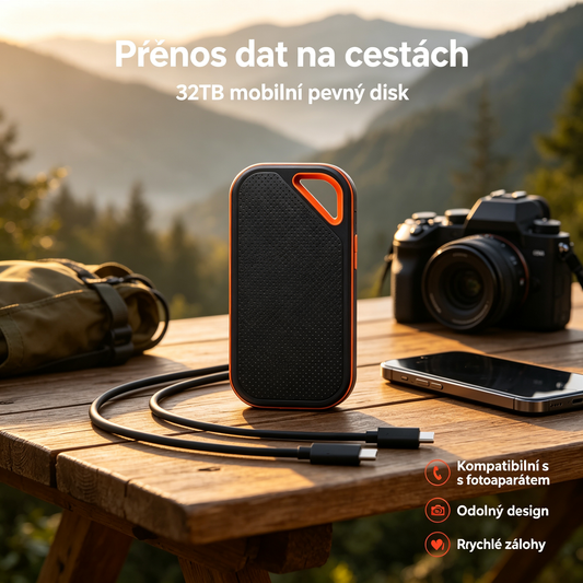 【Poslední den 🔥50% sleva】💥【32TB】 Vysokorychlostní mobilní pevný disk s velkou kapacitou-Z