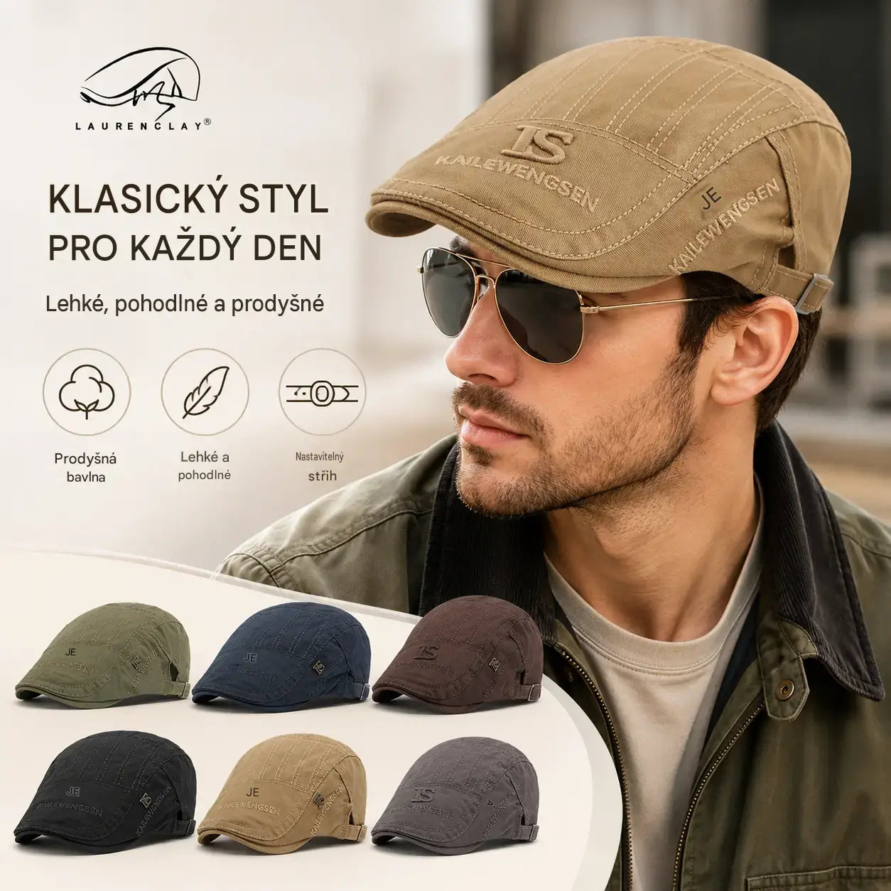 1 kus 560 Kč 💥【Časově omezená nabídka】💥Nový bavlněný baret