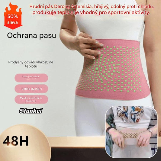 🔥Compra uno y llévate otro gratis🔥【40-105KG】Soporte de cintura de artemisa unisex, cálido, a prueba de frío y generador de calor, adecuado para deportes.
