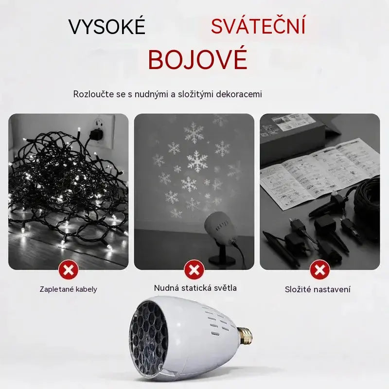 Vánoční projektor 🎄🎄 1 kus 560 Kč