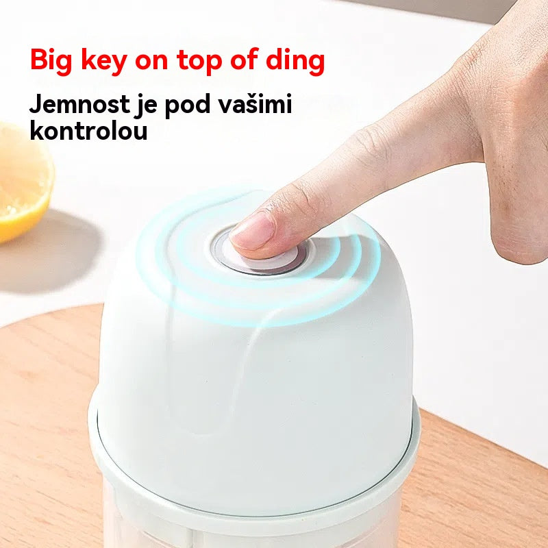 🎅Elektrický sekáček na česnek, přenosný mini sekáček na zeleninu