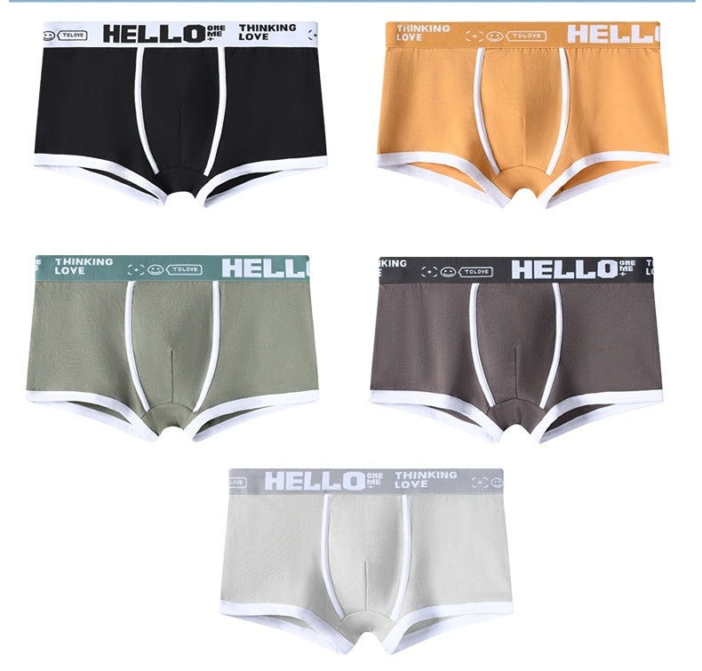 💥 Balenie 5 pohodlných a priedušných bavlnených boxeriek pre mužov