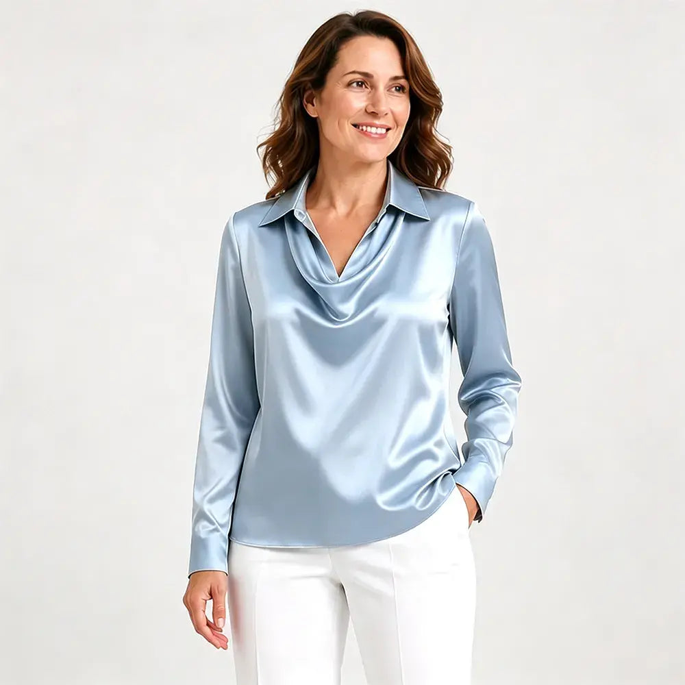 ✨【50% sleva po omezenou dobu】【S-3XL】【40-100 kg】Elegantní dámská košile s potiskem a límcem