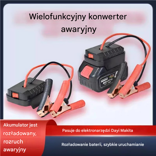 🚗【Kup 1, a 1 otrzymasz gratis】🧰Wielofunkcyjny konwerter rozruchu akumulatora samochodowego【(podwójny interfejs USB)】