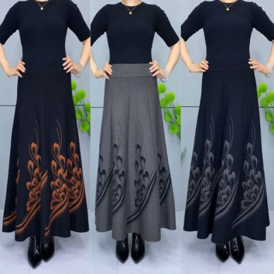 👗🎀【S-3XL】Elegantní midi sukně s vysokým pasem na podzim/zimu pro dámy