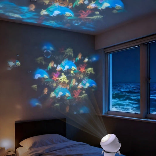 【Kupte 1, získejte 1 zdarma】Dynamický rotující LED projektor