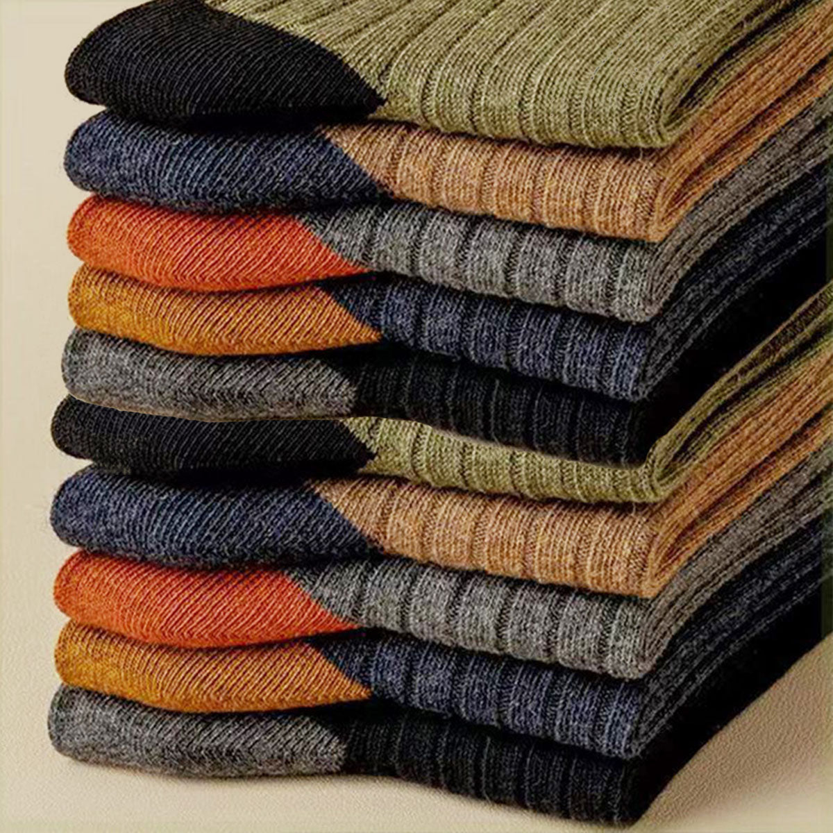 ❤️【1 sada】10 páry za 570Kč🧦Pánské hřejivé a zápach odpuzující ponožky - odvádějí pot a jsou prodyšné, udržují nohy v suchu a pohodlí