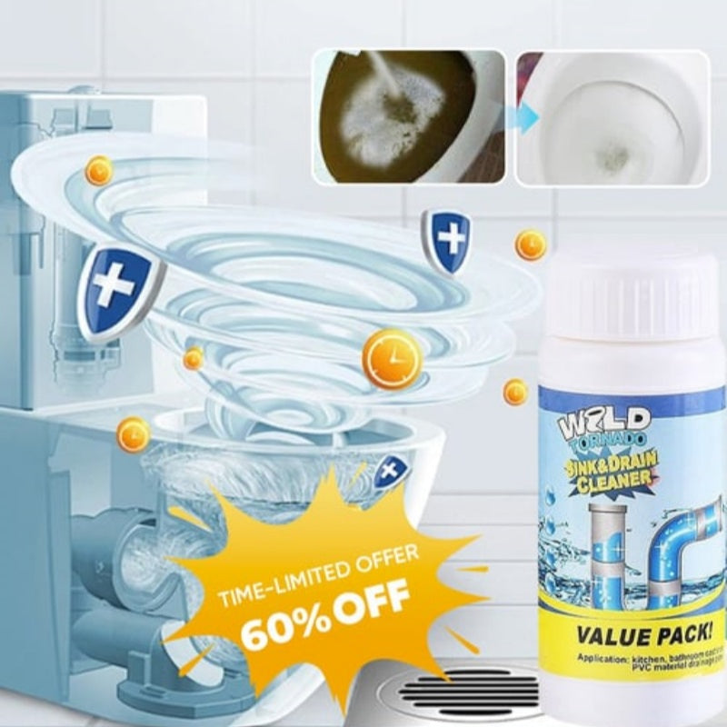 🛁💦【Kupte 2 a získejte 2 zdarma】🌟Čistič dřezů a odpadů - Pěna s vysokou hustotou z extraktů a rozkladných enzymů.